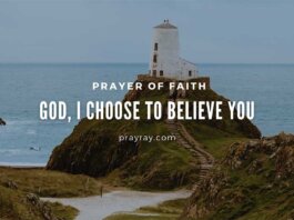 What is a prayer of faith
