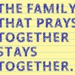 Short family prayer
