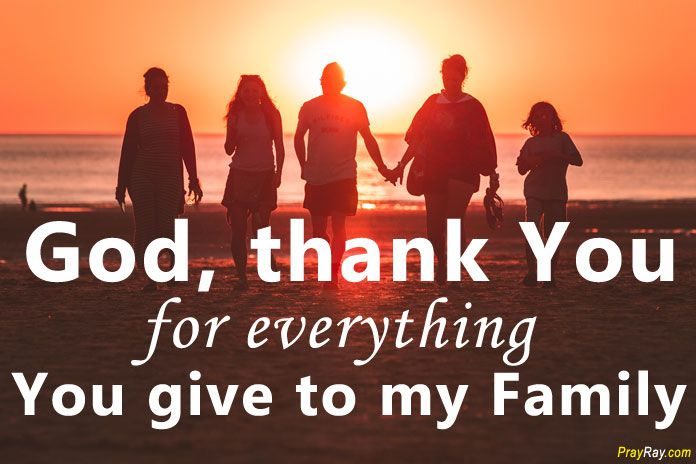 thanksgiving prayers for family