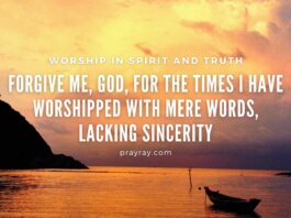 what does it mean to worship in spirit and truth