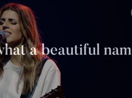 What a Beautiful Name is a song, lyrics and chords, by Hillsong worship
