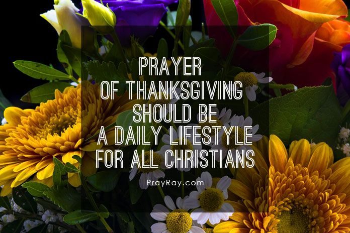 Thanksgiving prayer points