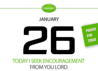 Be Strong Prayer – Don’t be Intimidated. January 26 Daily be strong prayer