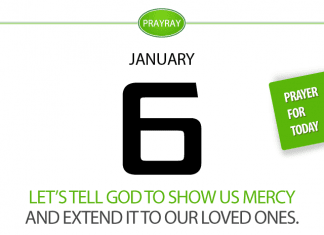 EXTENDING MERCY – SHOW MERCY Prayer for January 6 Daily prayer show mercy