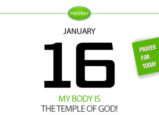 HIS HOME IS IN YOU – GOD IN YOU Prayer for January 16 Daily prayer God in you