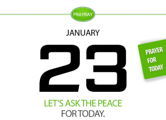 PEACE OF GOD Prayer for January 23 Daily prayer peace of God