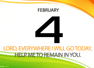 PLACE OF GRACE Prayer for February 4 Daily prayer place of grace