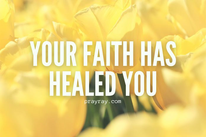 How to pray for healing for someone else