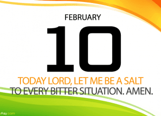 SALT OF THE WORLD Prayer for February 10 Daily prayer salt of the world bible