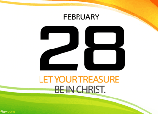 HEAVENLY TREASURES Seek first the Kingdom of God February 28 Heavenly treasures - Seek first the Kingdom of God