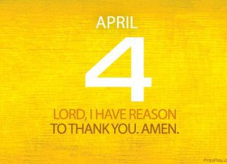 POWER OF FAITH IN GOD Transforming and Healing. Prayer for April 4 Power of Faith in God