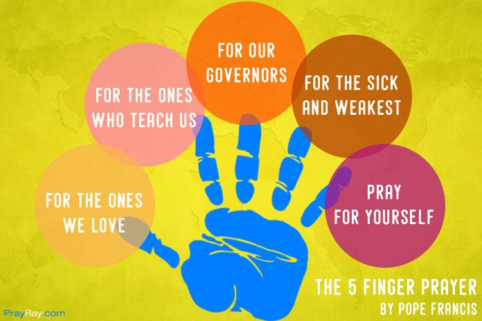 Five finger prayer by Francis