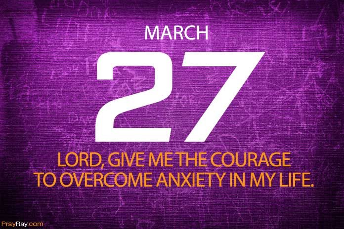 Prayer to overcome fear and anxiety