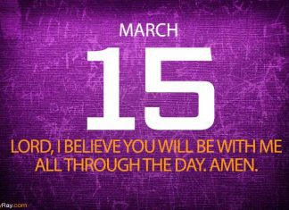 PRESENCE OF GOD Practice God’s Presence. Prayer for March 15 Practice presence of God