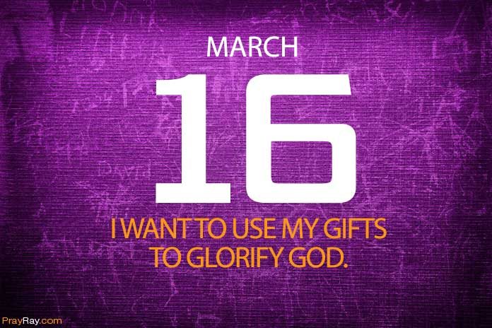 Use your gifts to glorify God