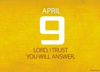 GOD ALWAYS ANSWERS OUR PRAYERS Devotional prayer for April 9 God always answers