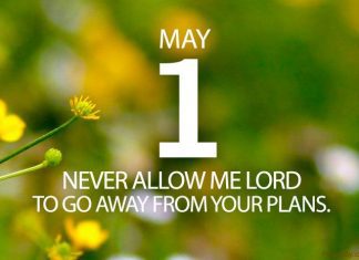STAY FOCUSED ON JESUS IN YOUR LIFE Prayer for May 1 Stay focused on Jesus prayer