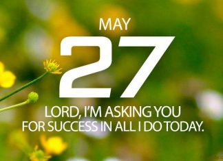 DEPEND ON JESUS FOR GOOD SUCCESS Prayer for May 27 depend on Jesus