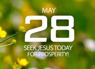 GOD WANTS US TO PROSPER Prayer for May 28 God wants us to prosper