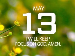 keep focus on God