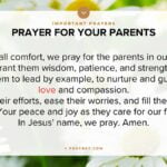 Prayer for your parents