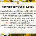 Prayer for your children