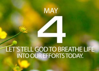 GOD BREATHED LIFE INTO HUMANS – Prayer for May 4 God breathed life into humans prayer