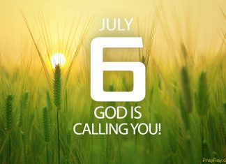 PURPOSE OF GOD’S CALLING – Prayer for July 6 purpose of God's calling
