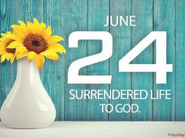 Living surrendered life to God