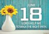WALK THE RIGHT PATH Prayer for June 18 walk the right path