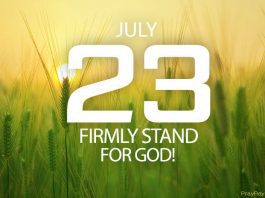 firmly stand for God
