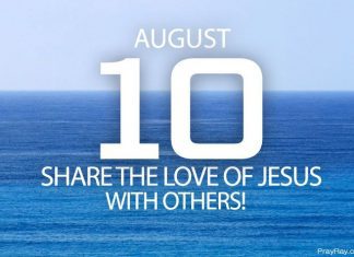SHOW YOUR LOVE TO OTHERS Prayer for August 10 show your love to others