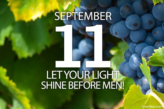 let your light shine before men