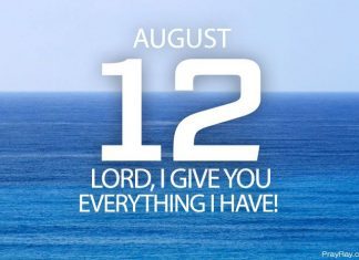 STAY FOCUSED ON GOD Prayer for August 12 stay focused on God