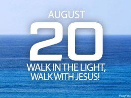 walking in the light of Christ