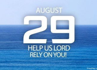 GOD NEVER FAILS US, WE FAIL HIM Prayer for August 29 God never fails us