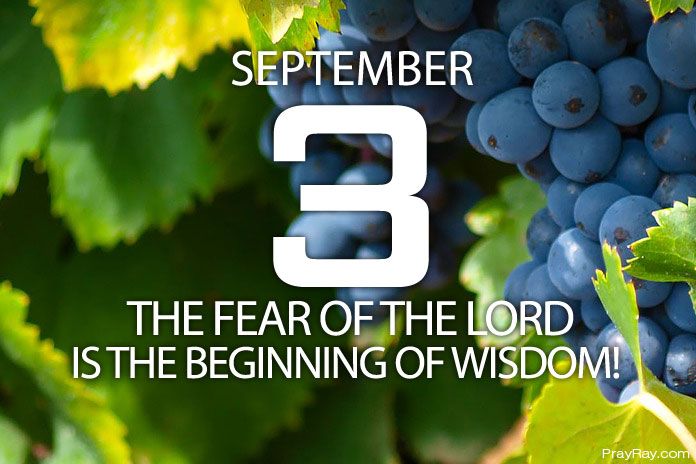 beginning of wisdom is fear of the Lord