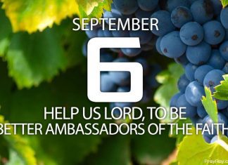 WE ARE GOD’S AMBASSADORS Prayer for September 6 we are God's ambassadors