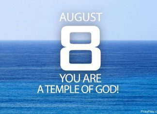 OUR BODY AS TEMPLE OF GOD Prayer for August 8 our body as temple of god