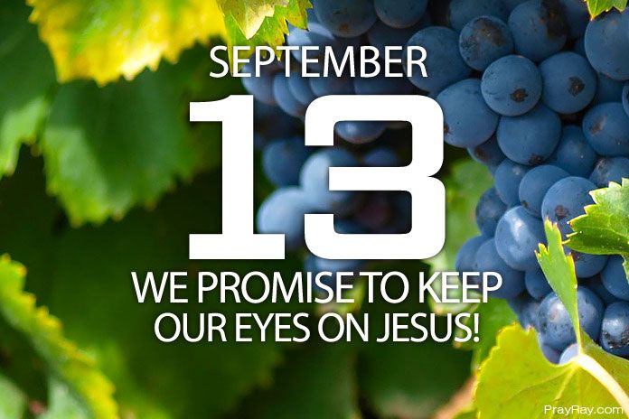keep your eyes on Jesus