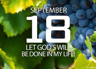LET GOD’S WILL BE DONE IN MY LIFE Prayer for September 18 let god's will be done in my life