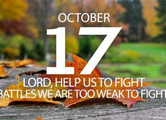 Power of God’s Presence – Devotional Prayer for October 17 Power of God's Presence Devotional Prayer for October 17