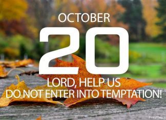 OVERCOMING TEMPTATION THROUGH PRAYER October 20 overcoming temptation through prayer