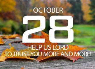 Trust in the Lord with all your Heart. Devotional for October 28 trust in the lord with all your heart