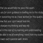 pray exam