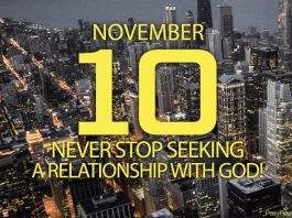 seeking a relationship with God