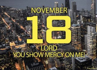 SHOW MERCY TO OTHERS Prayer for November 18 show mercy to others