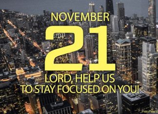 WE SERVE THE LORD Prayer for November 21 we serve the lord