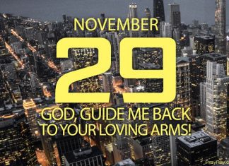 GOD FORGIVES MISTAKES Prayer for November 29 God forgives mistakes