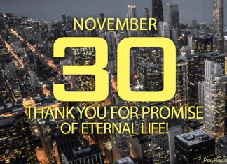ABUNDANCE OF JOY Prayer for November 30 abundance of joy